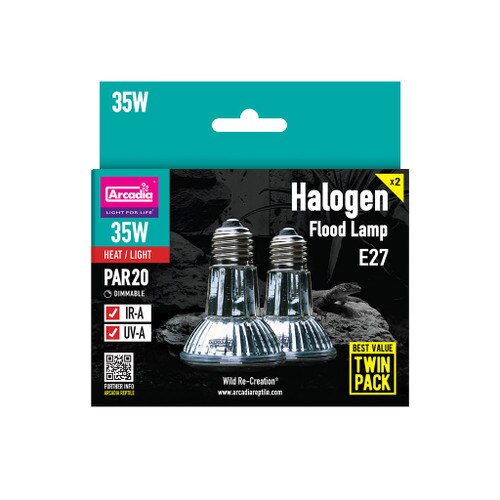 Twin Pack Halogen Flood Lamp